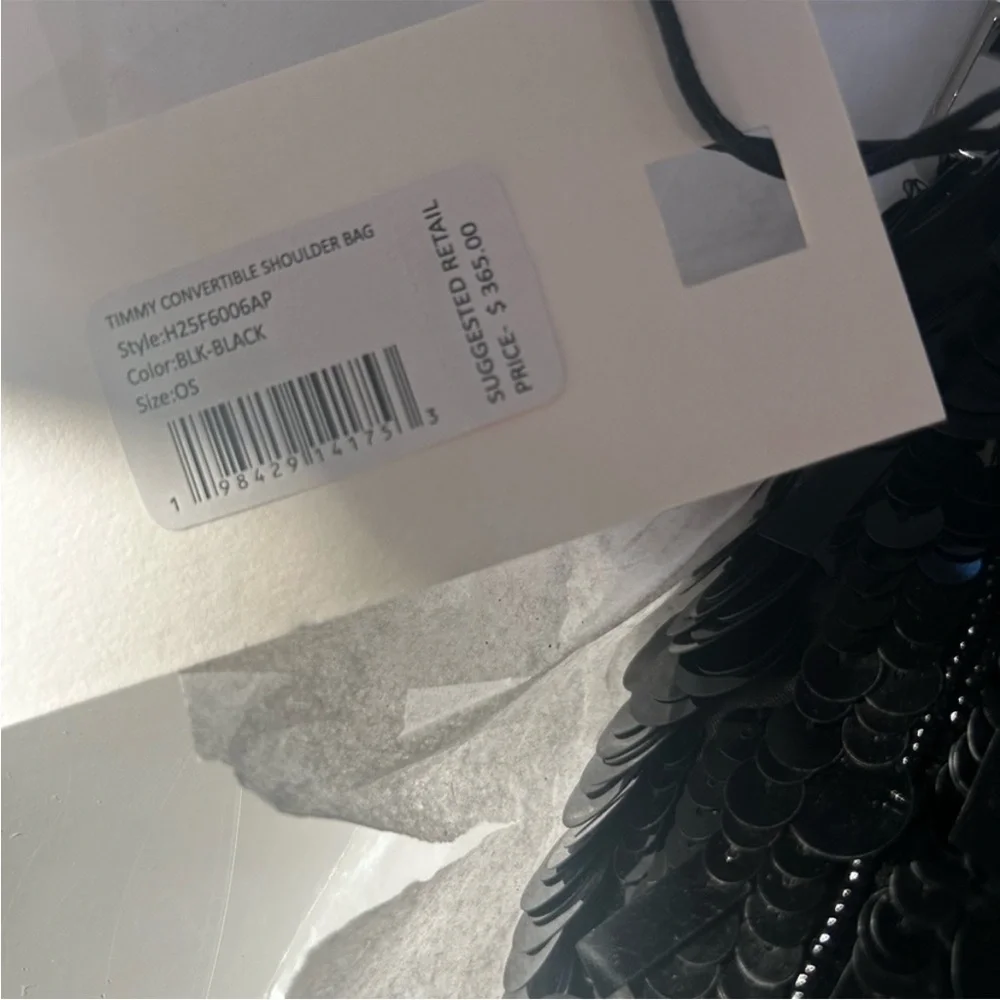 NWT • STAUD Timmy bag in black sequin - Picture 8 of 11